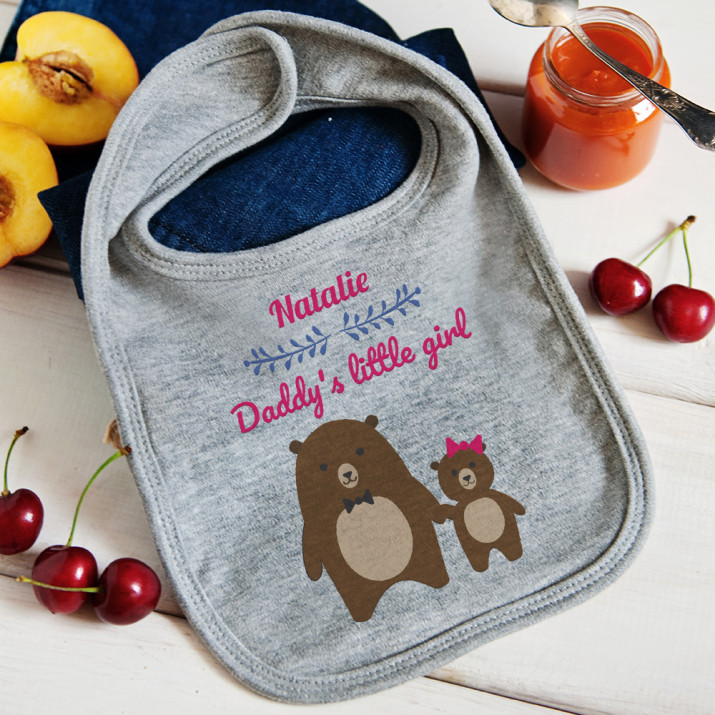 Daddy´s little girl - personalisiertes Lätzchen
